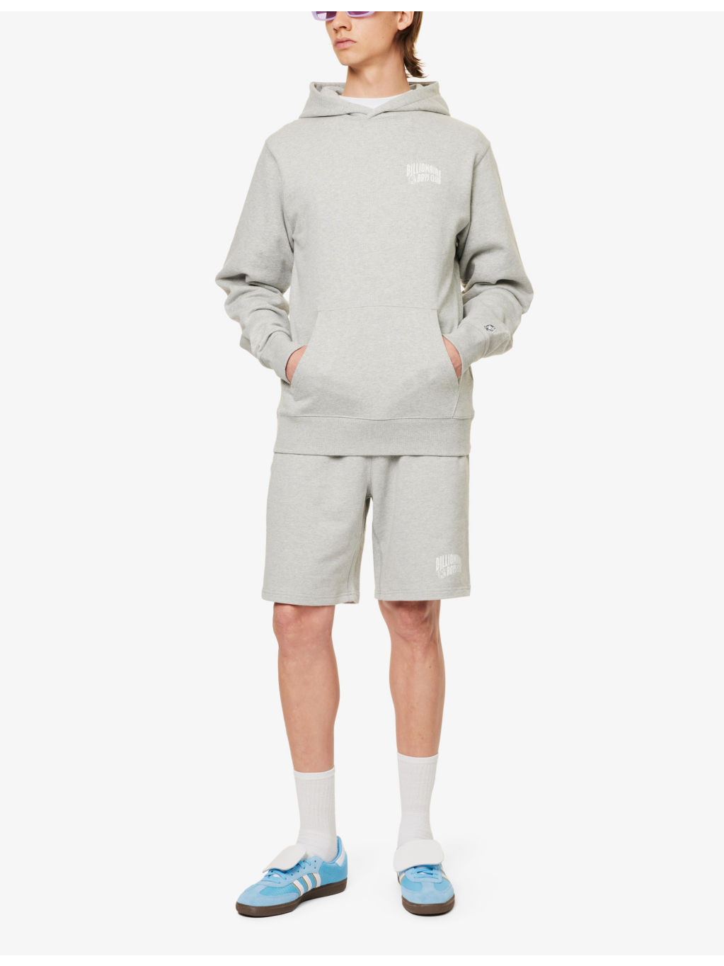 Arch branded-print cotton-jersey hoody - 2
