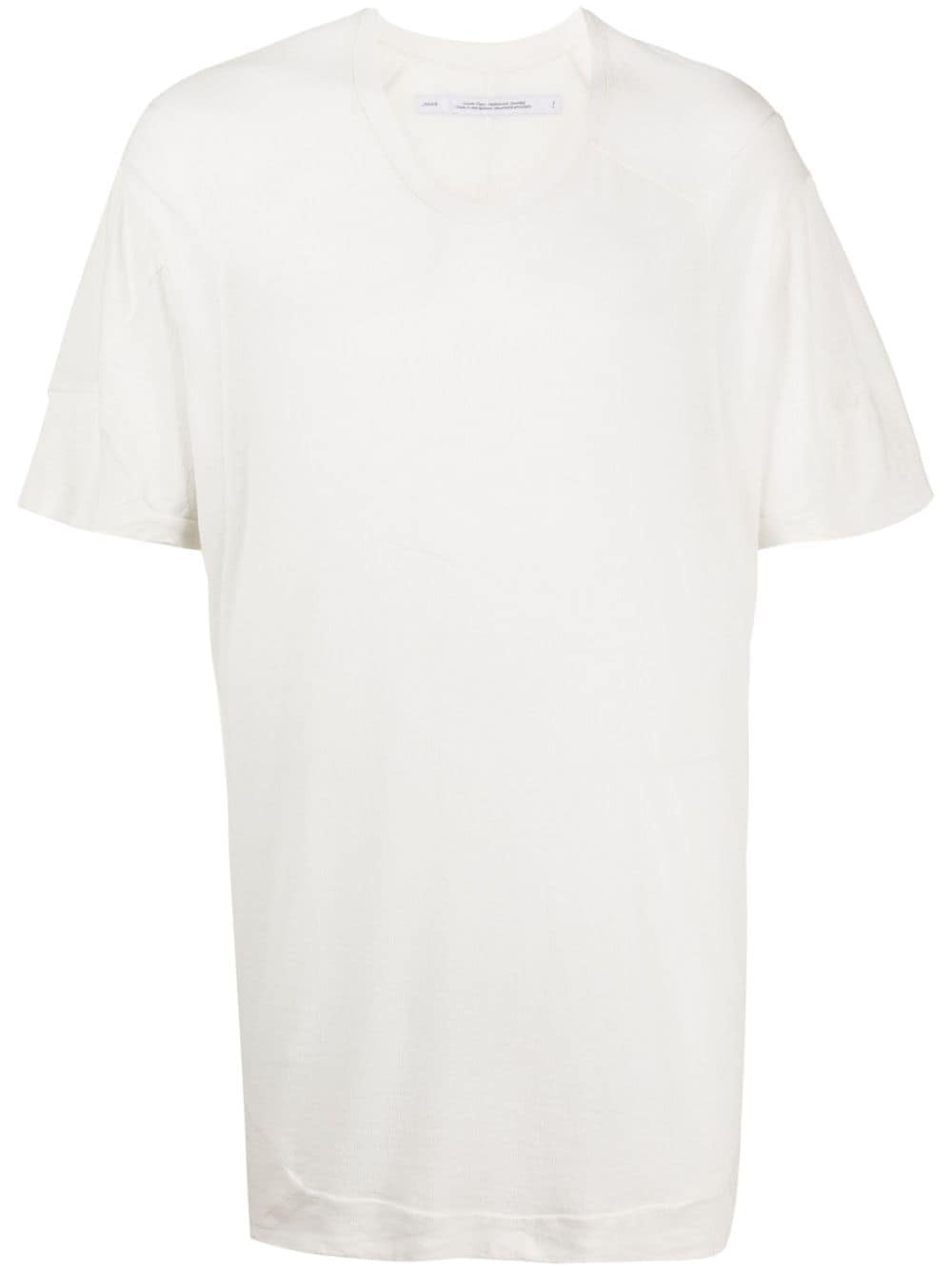 drop-shoulder cotton T-shirt - 1