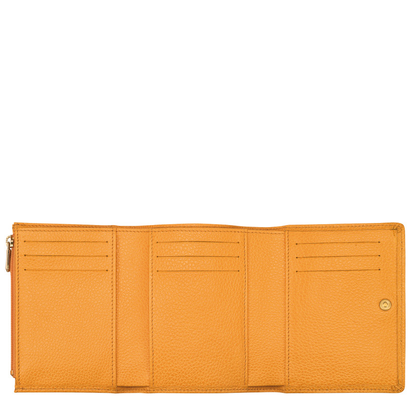Longchamp Le Foulonné Wallet Apricot - Leather outlook