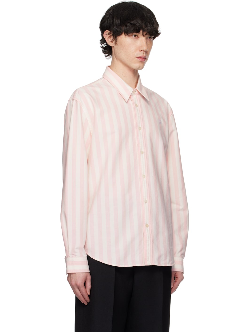 Off-White & Pink Button-Up Shirt - 2