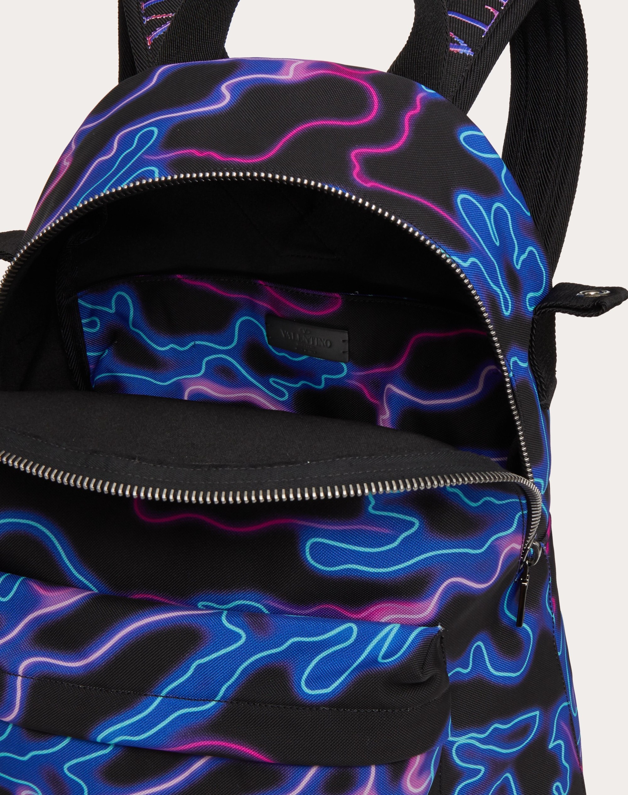 NEON CAMOU BACKPACK IN NYLON - 4