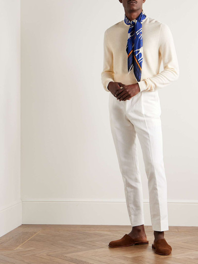 Ralph Lauren Slim-Fit Silk and Cashmere-Blend Sweater outlook