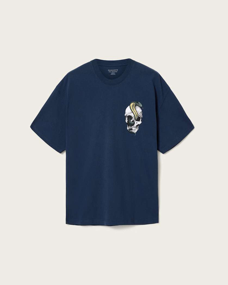 SNAKEHEAD OVERSIZED GRAPHIC T-SHIRT 1