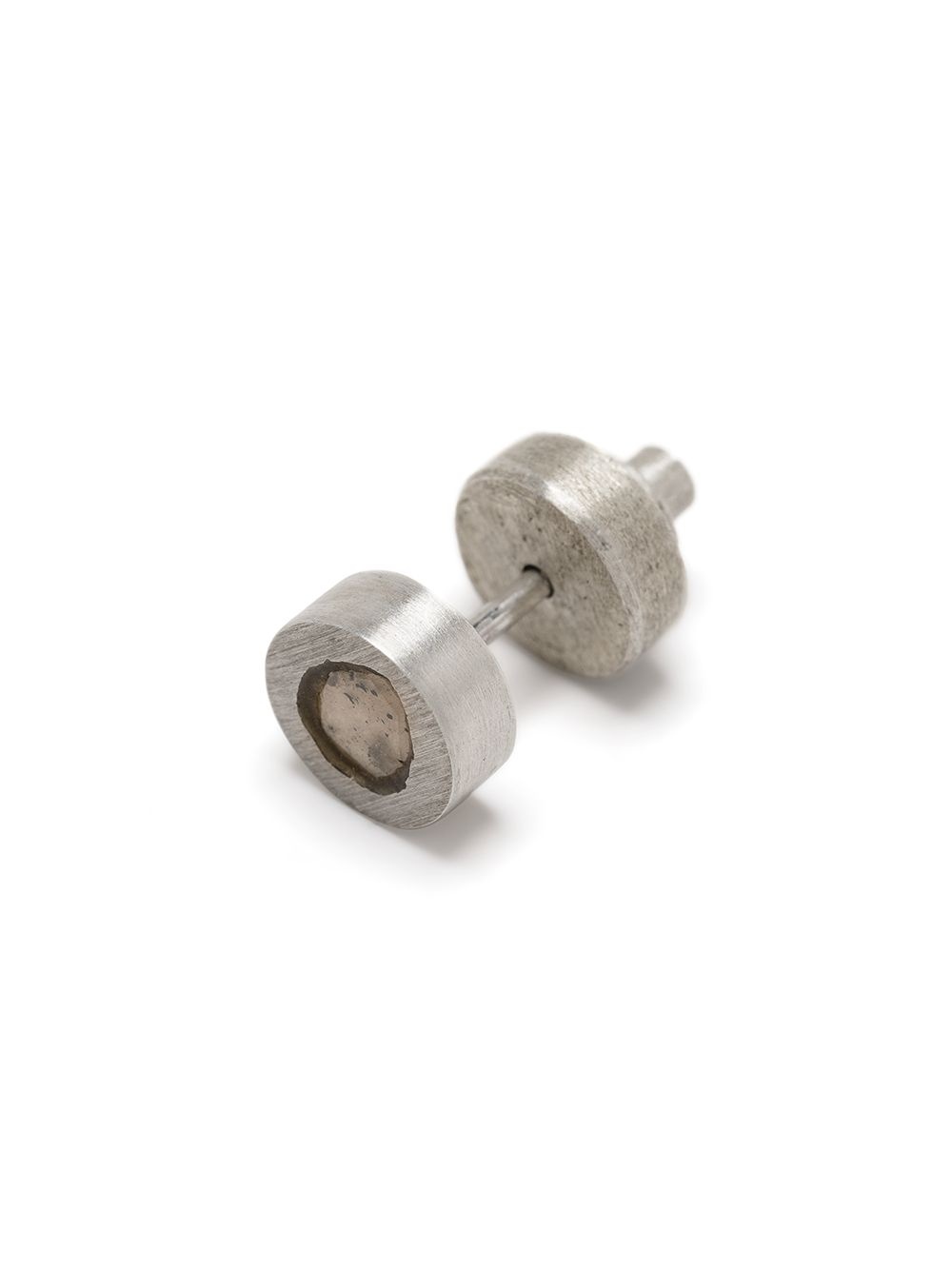 diamond-encrusted single earring - 3