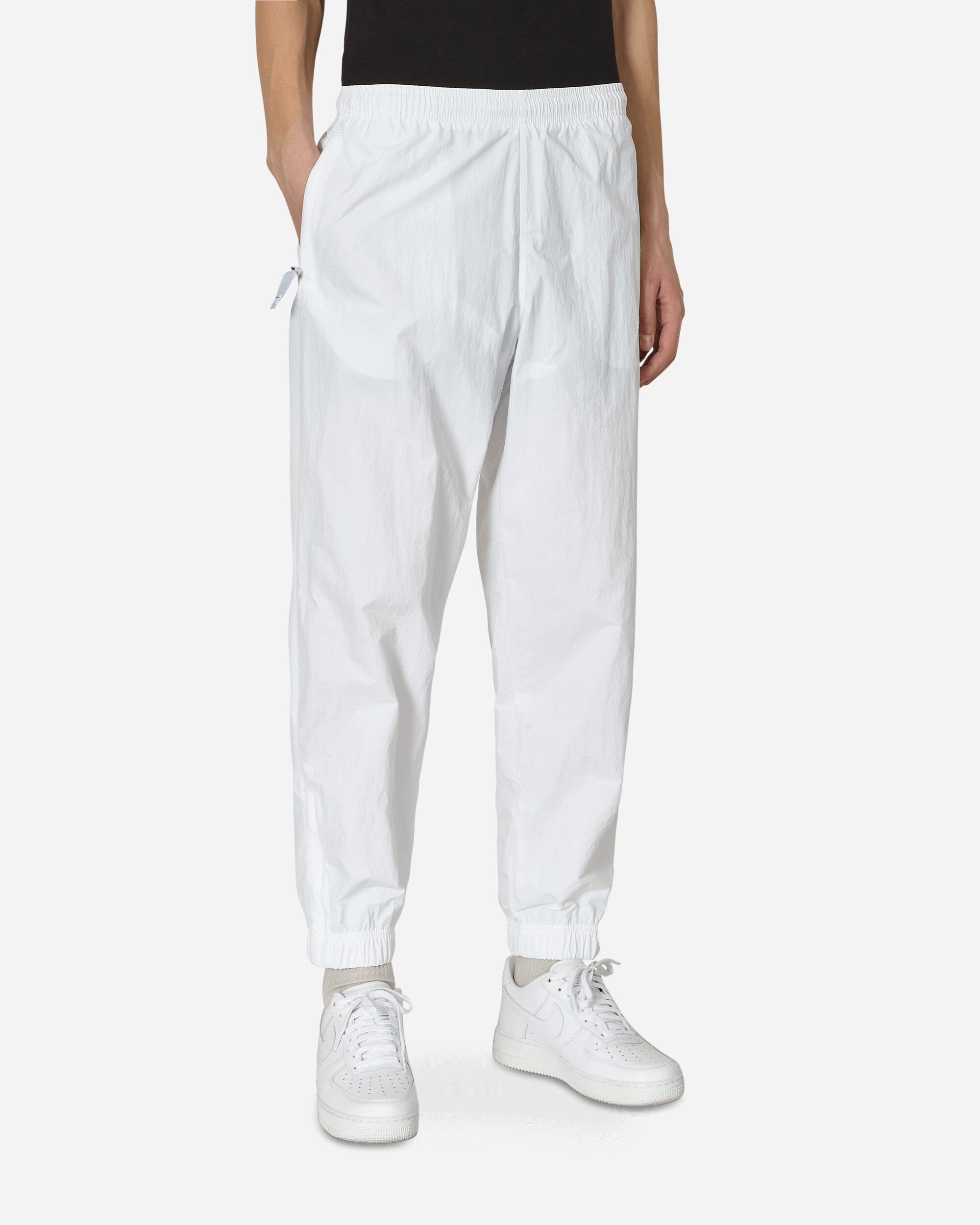 Nike Solo Swoosh Woven Track Pants White