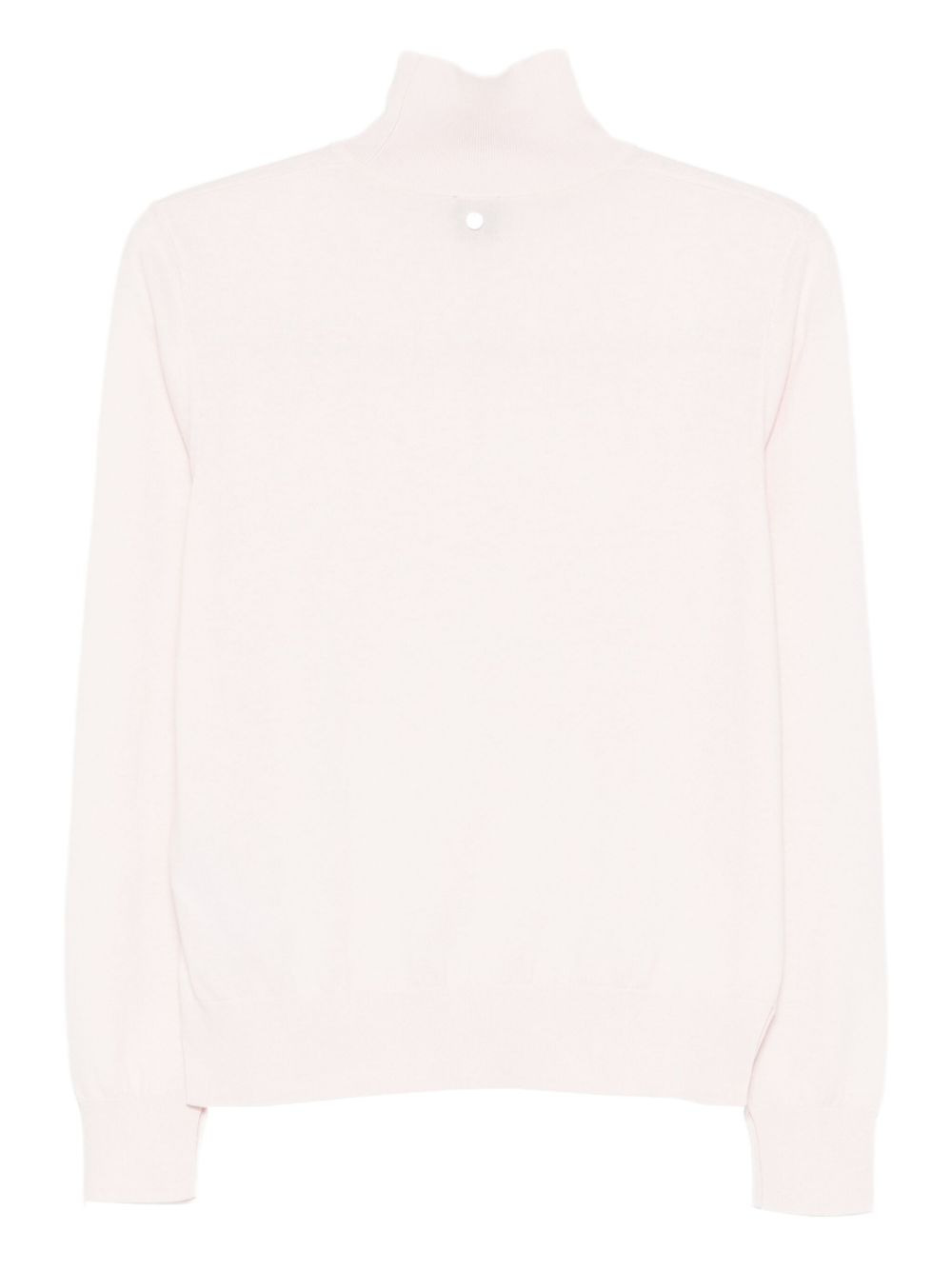 turtleneck front-detail sweater - 2