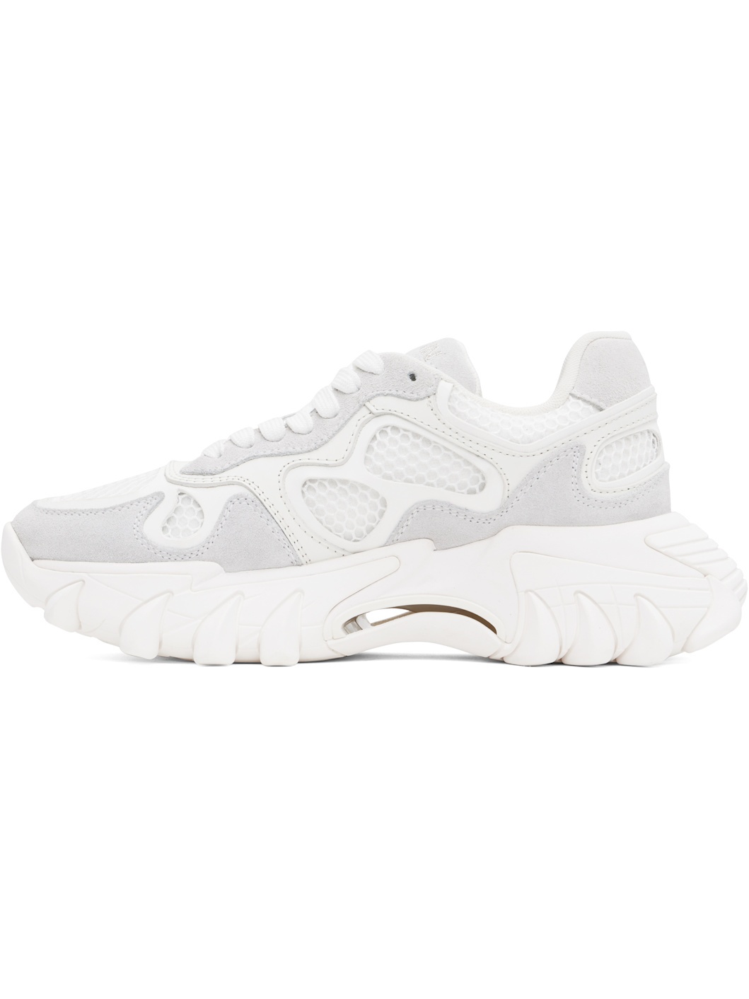 White B-East Sneakers - 3