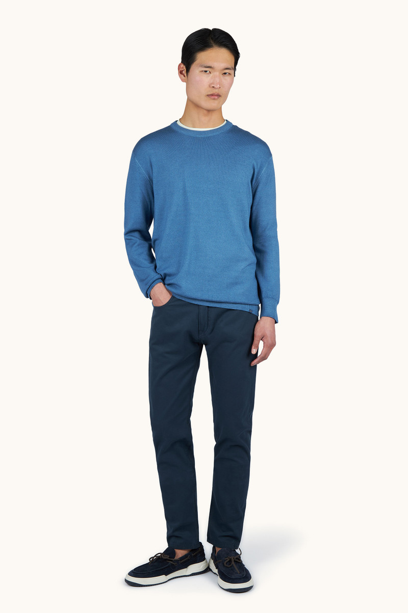 Paul & Shark WOOL CREW‑NECK SWEATER, GARMENT DYED outlook