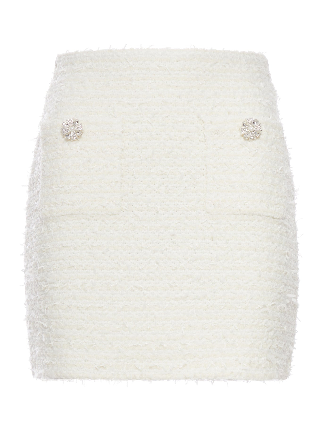 TEXTURED KNIT MINI SKIRT - 2