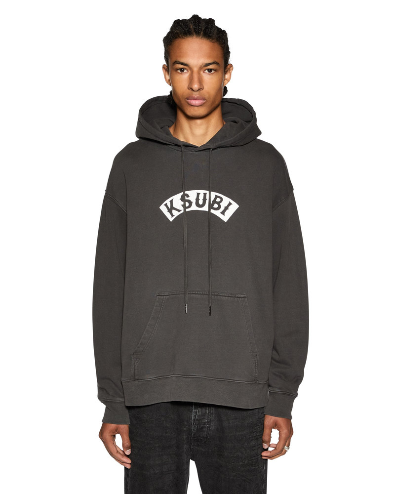 Ksubi BADDIES BIGGIE HOODIE FADED BLACK outlook