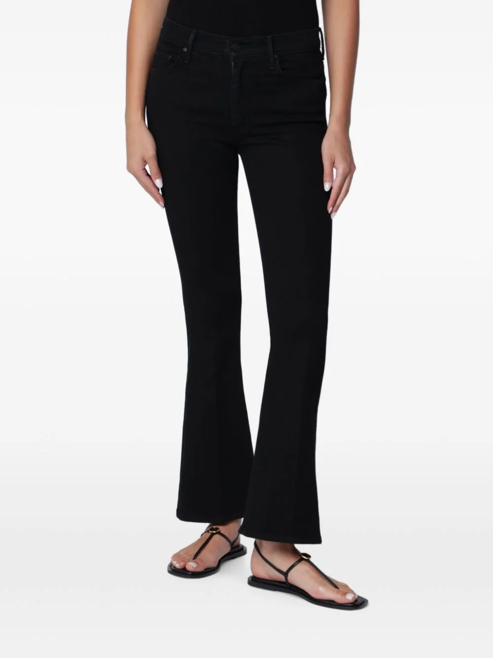 flared five-pockts jeans - 1