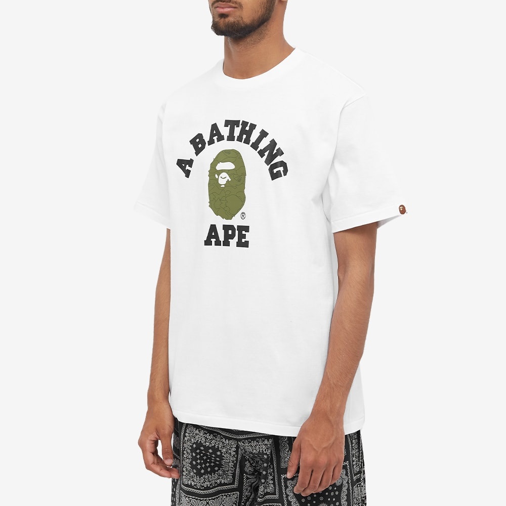 A Bathing Ape Line 1st Camo College Tee - 5