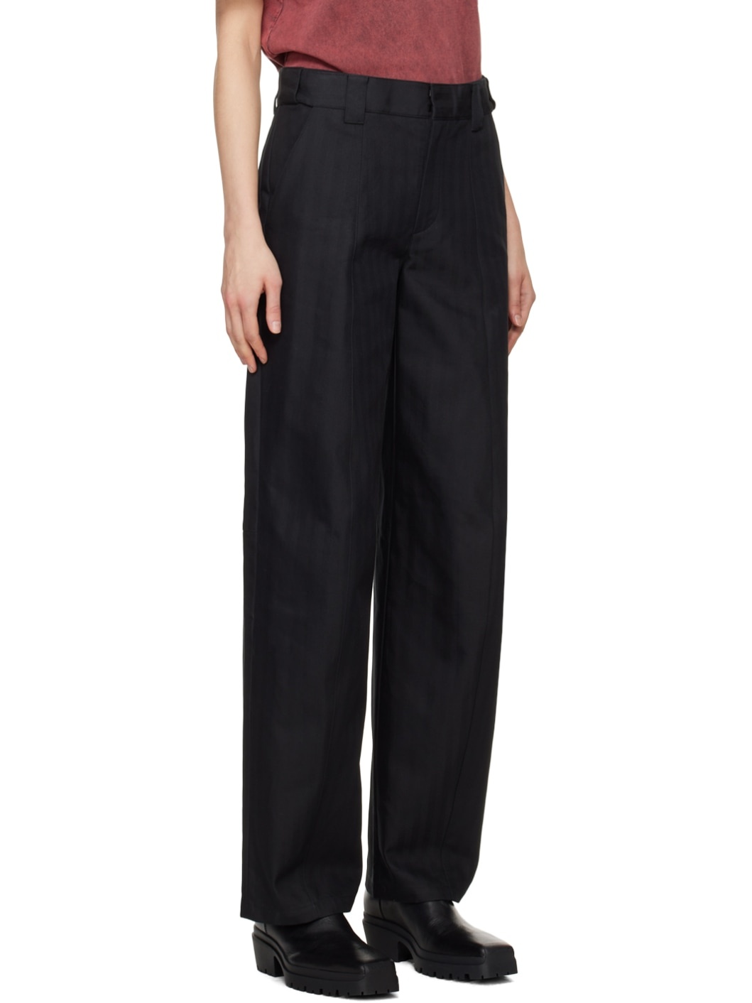 Black Tailored Trousers - 2