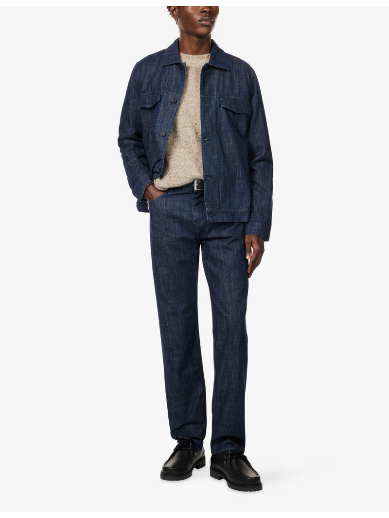 Sunspel Brush Shetland Crewneck Wool Jumper outlook