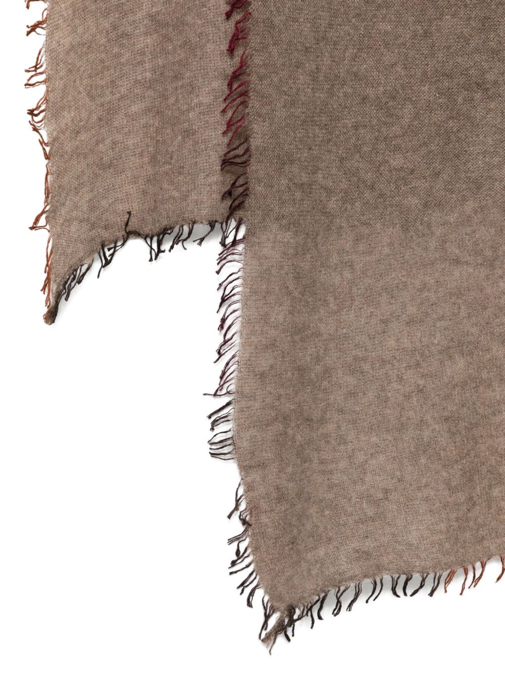 Adriana frayed-edge scarf - 2