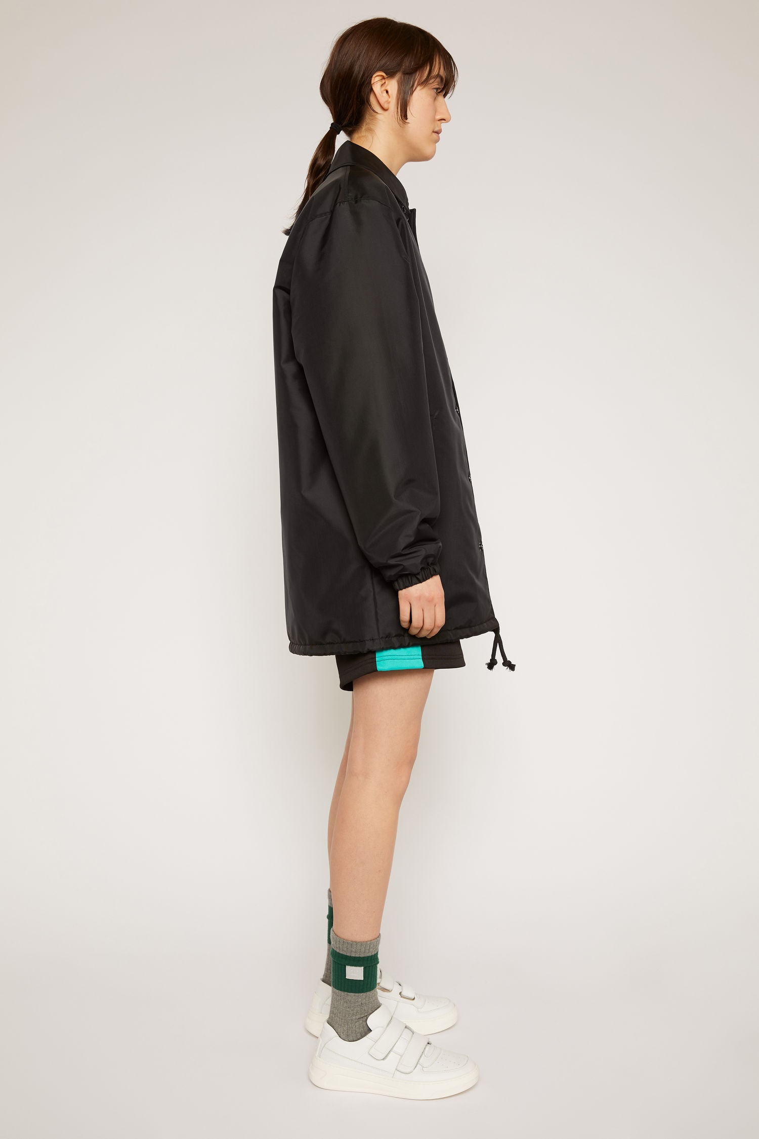 Face motif coach jacket black - 3