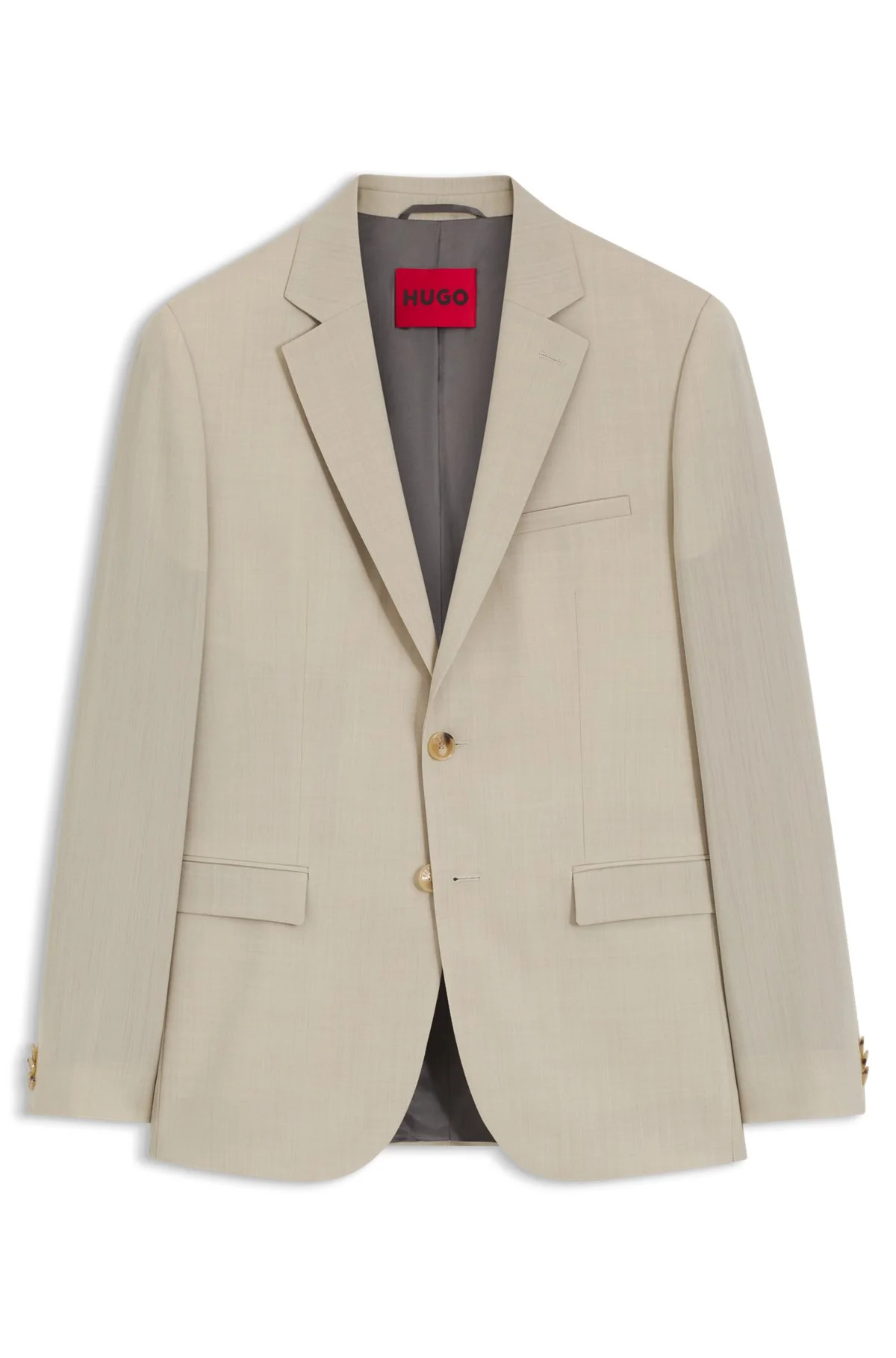 EXTRA-SLIM-FIT SUIT JACKET IN WOOL-BLEND POPLIN - 1
