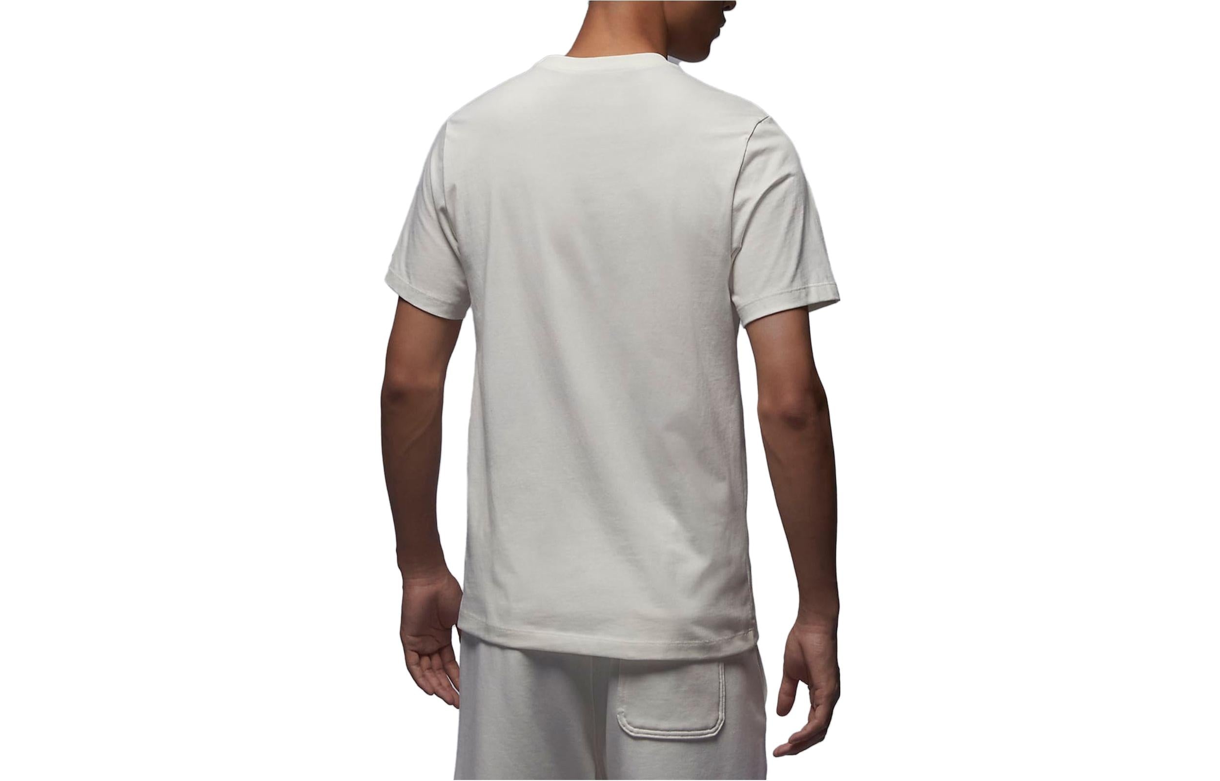 Air Jordan Embossed Air Crew T-Shirt 'White' DM3183-133 - 3