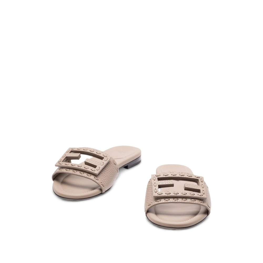 Fendi Grey Flip-Flops & Slides Women - 4
