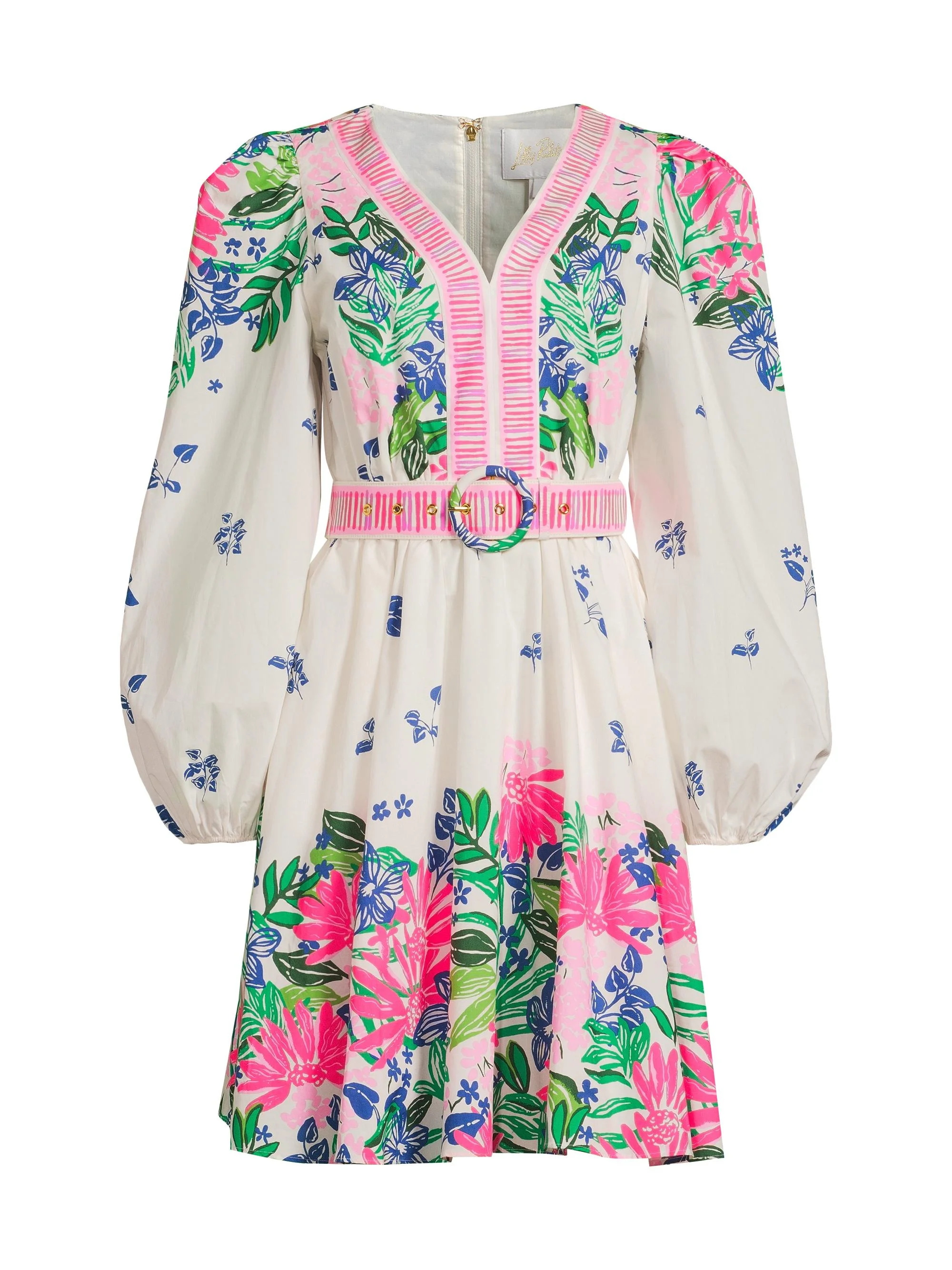 Women's Chyanna Floral Cotton Belted Minidress - Multi Endless Summers - 1