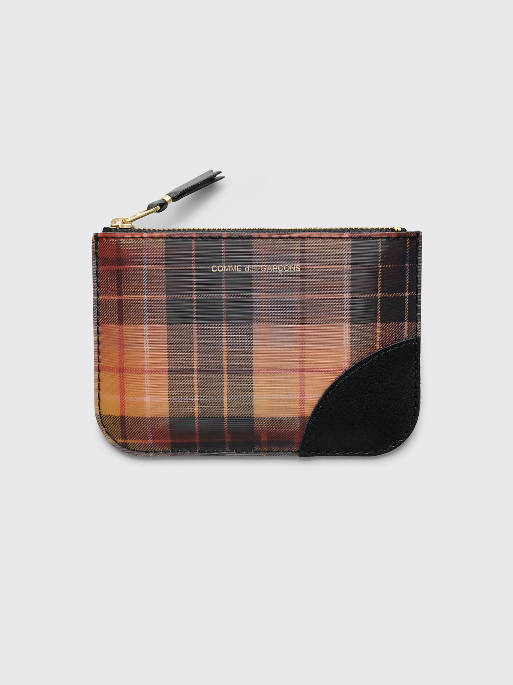 COMME DES GARÇONS WALLET SA8100 LENTICULAR TARTAN RED / YELLOW - 2