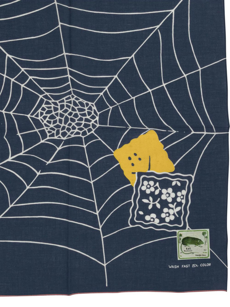 Kapital spiderweb graphic-print bandana outlook