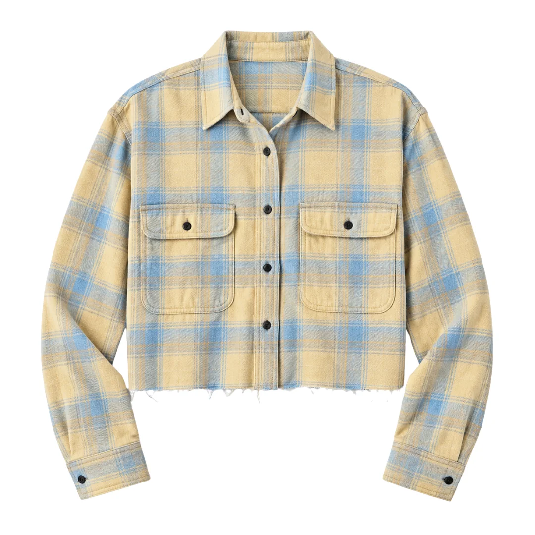 YELLOW PLAID CROSBY FLANNEL - 1