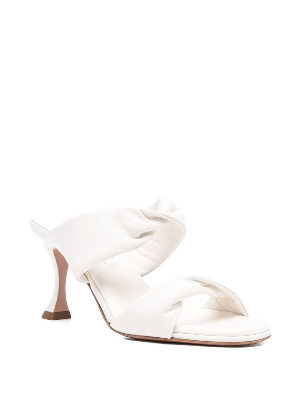 80mm Twist leather sandals - 2