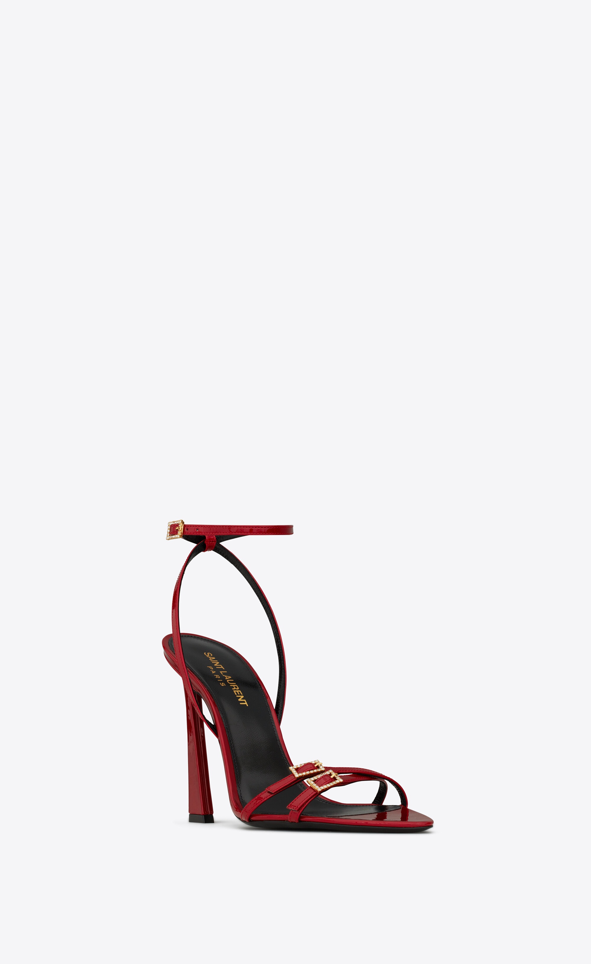 lila sandals in patent leather - 3