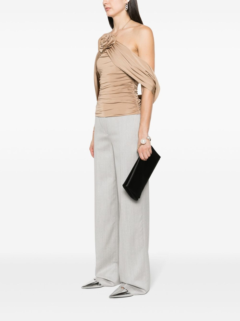 JIMMY CHOO Xandra satin clutch bag outlook
