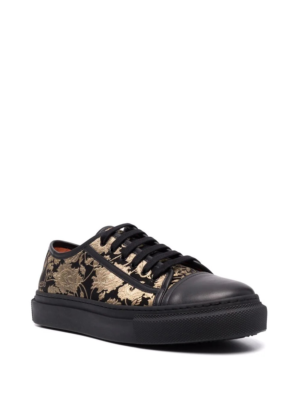 jacquard low-top sneakers - 2