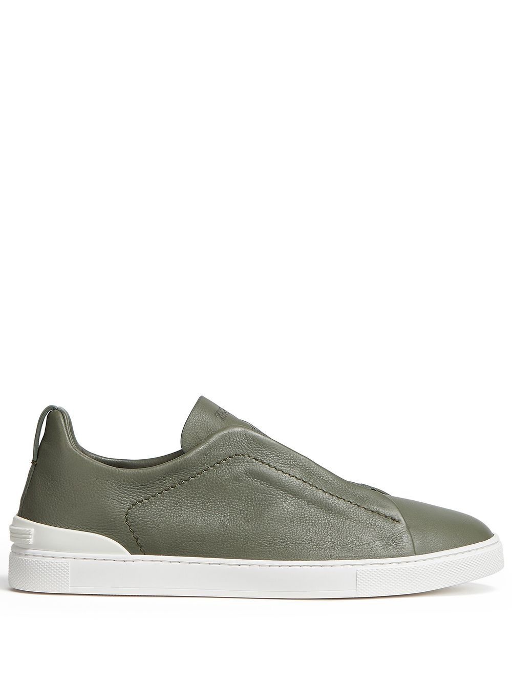 Triple Stitch leather sneakers - 1