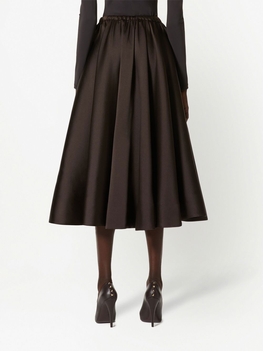 pleated midi skirt - 4