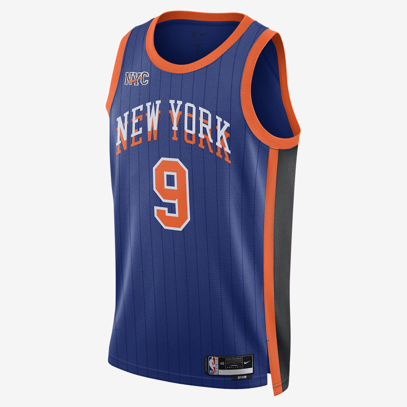 RJ Barrett New York Knicks 2023/24 City Edition Nike Men's Dri-FIT NBA Swingman Jersey - 1