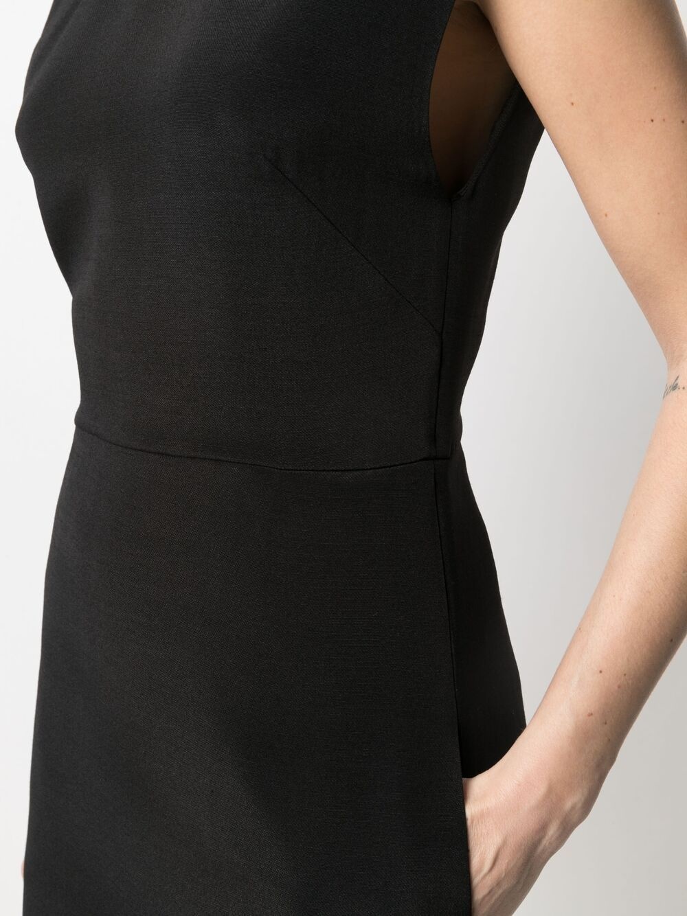 round neck sleeveless playsuit - 5
