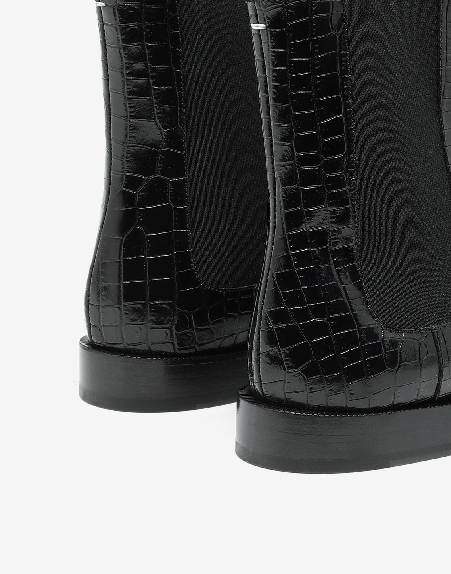 Tabi croc-effect chelsea boots - 4