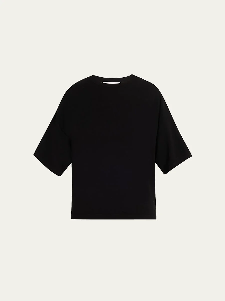 Shaun Crewneck Boxy Tee - 1