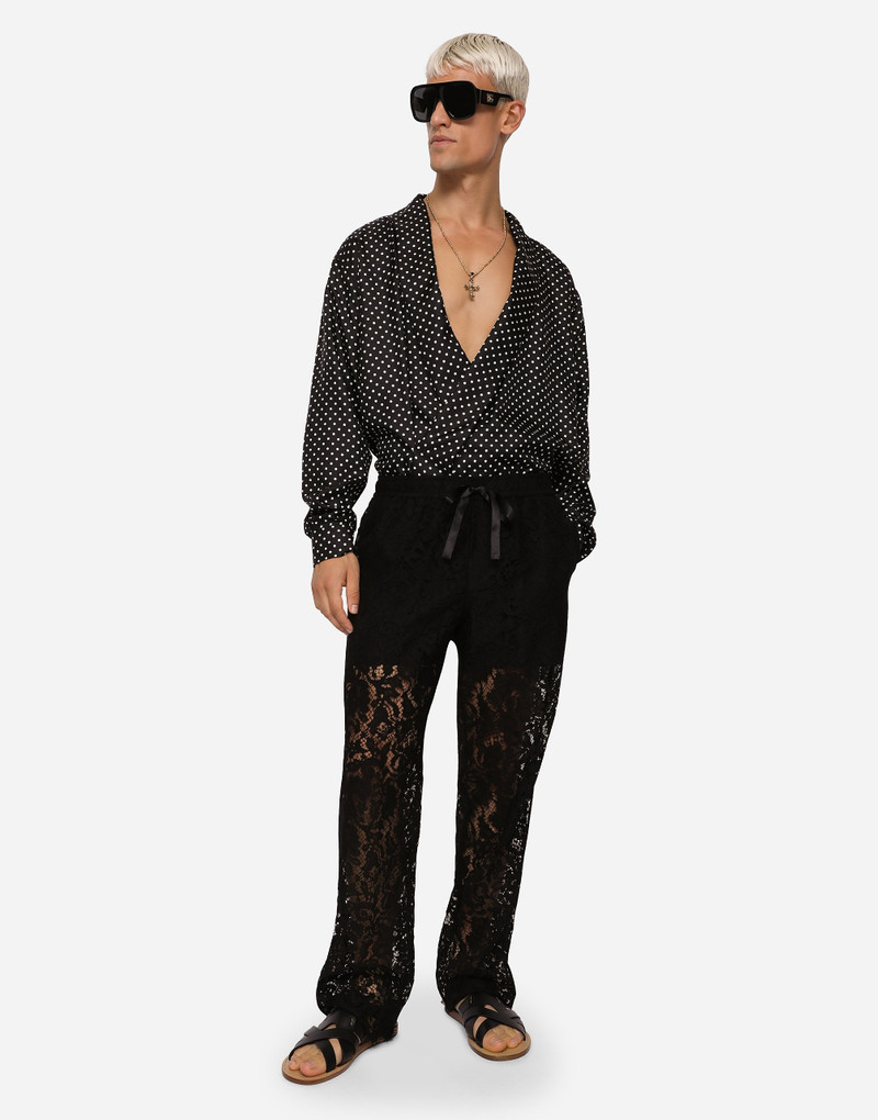 Dolce & Gabbana Lace jogging pants outlook