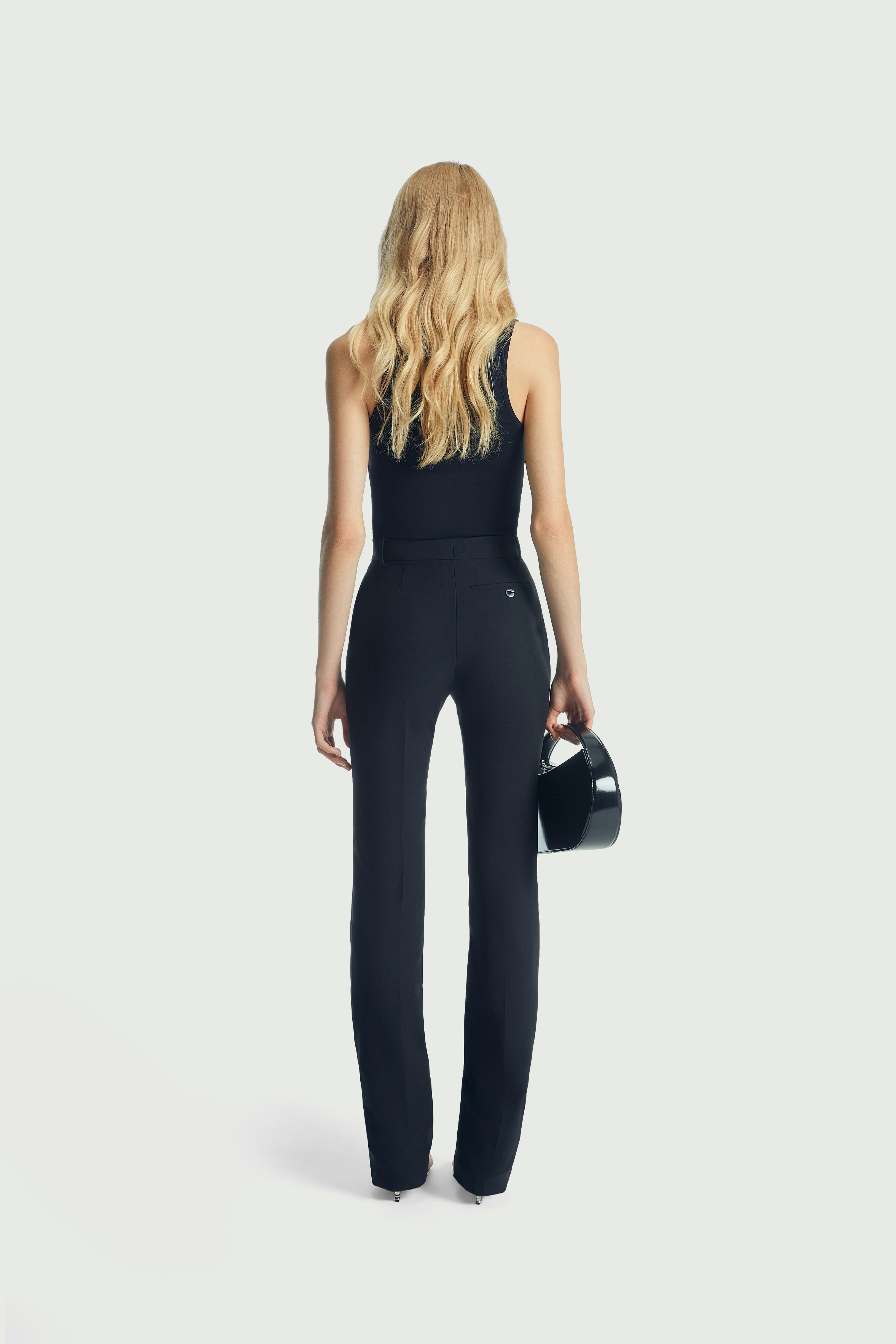 Straight Tailored Trousers - 4