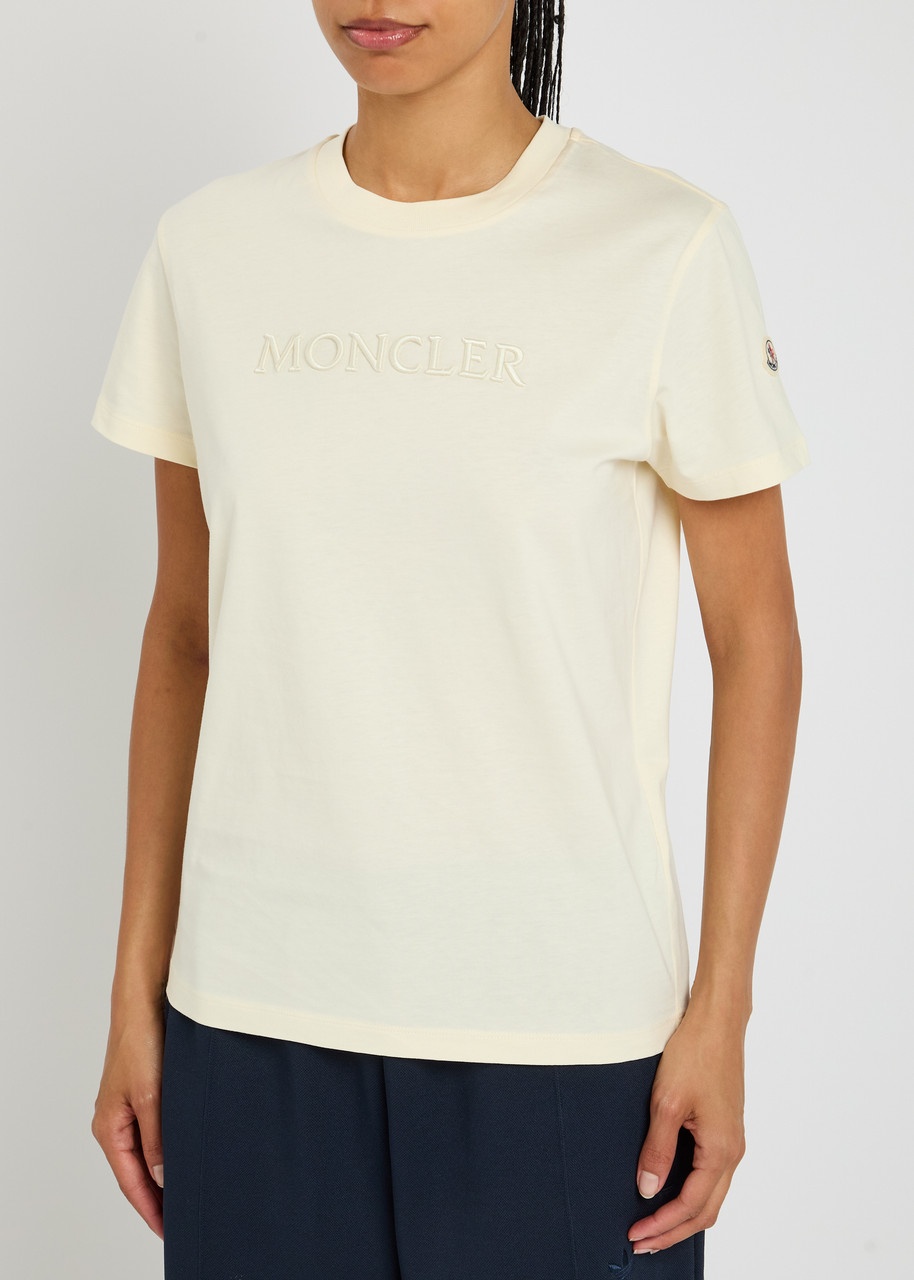 Moncler Logo-embroidered Cotton T-shirt - 2