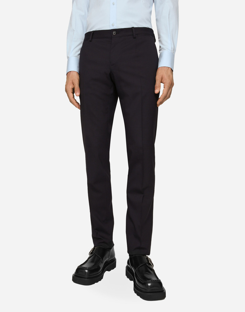 Double-breasted stretch wool Martini-fit suit 6