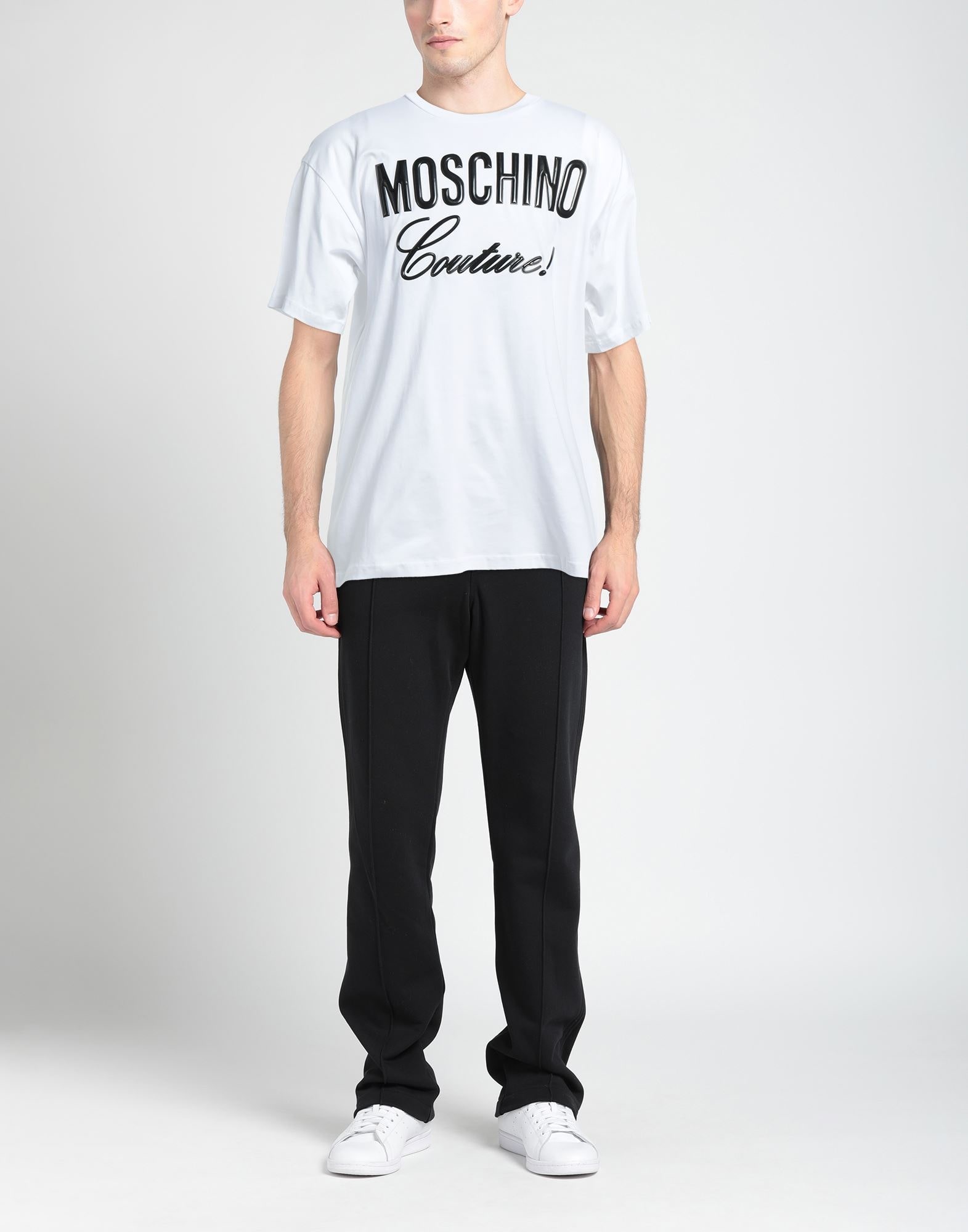 Moschino White Men's T-shirt | REVERSIBLE