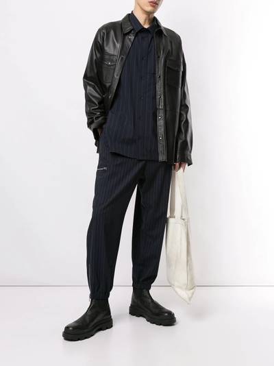 3.1 Phillip Lim pinstriped oversized shirt outlook