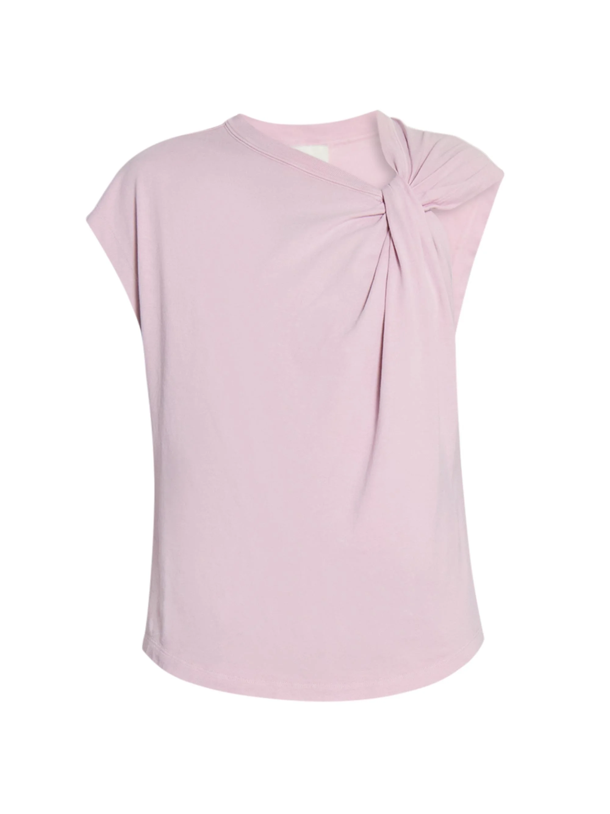 Women's Nayda Cotton Knotted Top - Pale Pink - 1