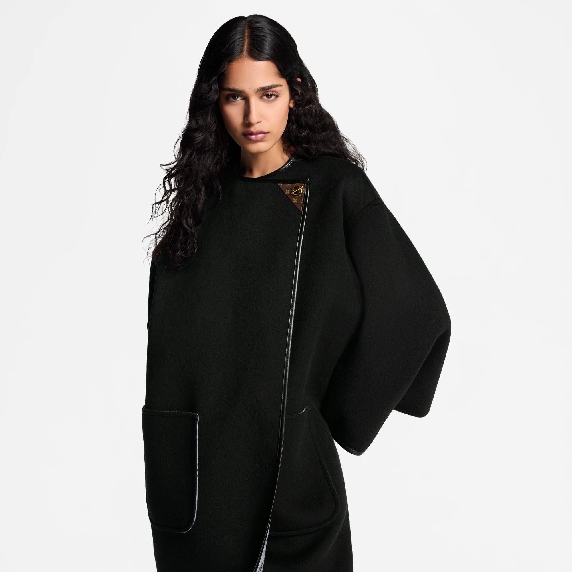 Double Face Toggle Detail Coat - 4