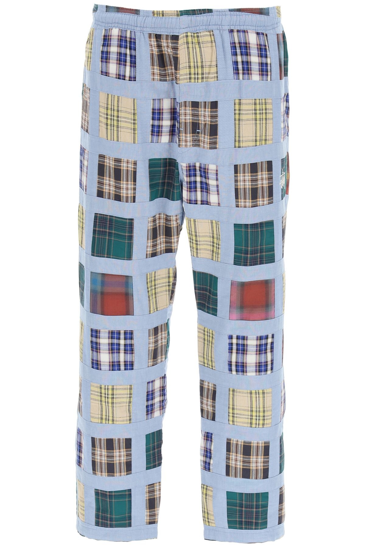 PATCHWORK MADRAS TROUSERS - 1