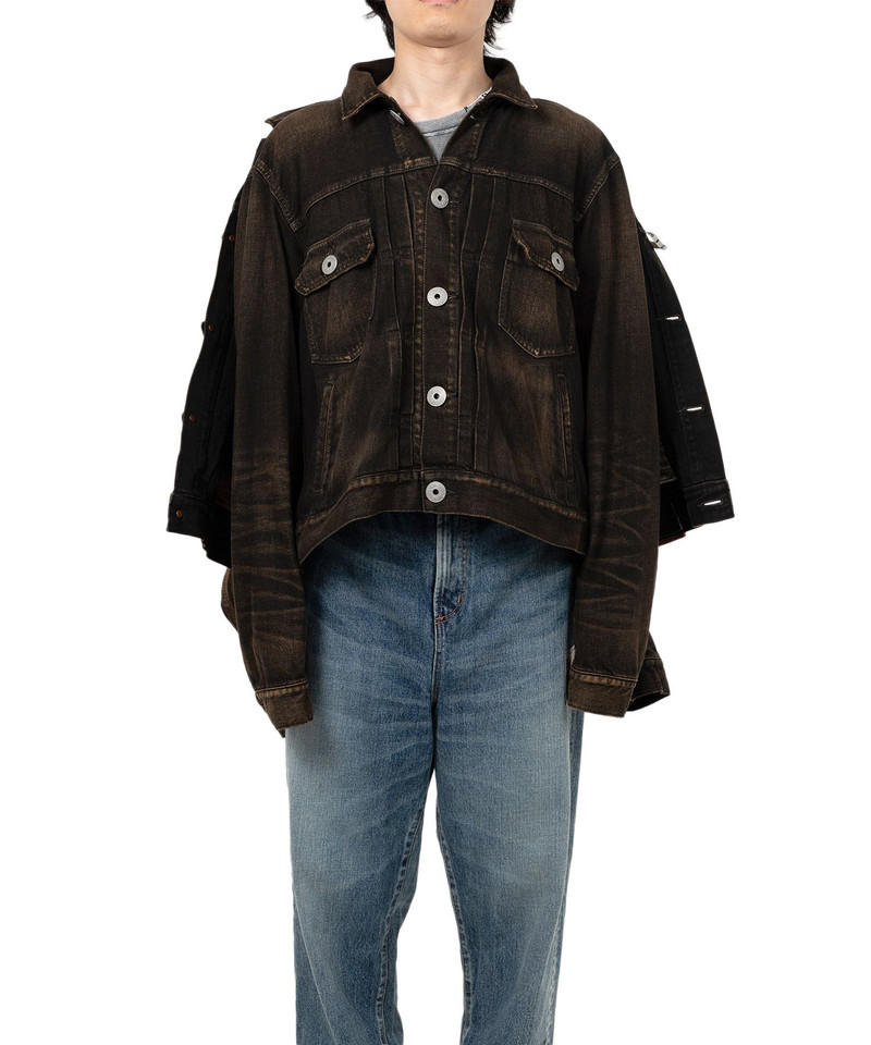 Front Layered Denim Jacket 7