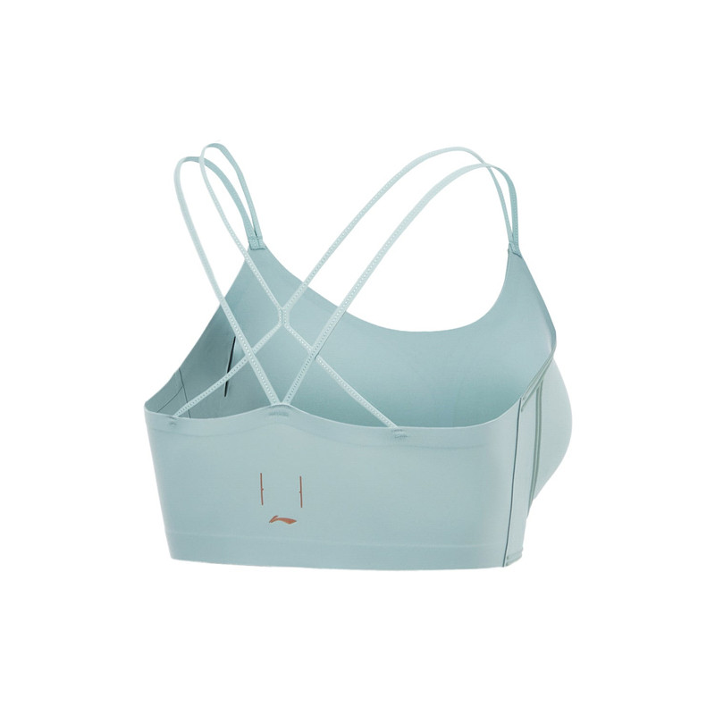 Li-Ning (WMNS) Li-Ning Yoga Sports Bra 'Mint Blue' AUBT004-5 outlook