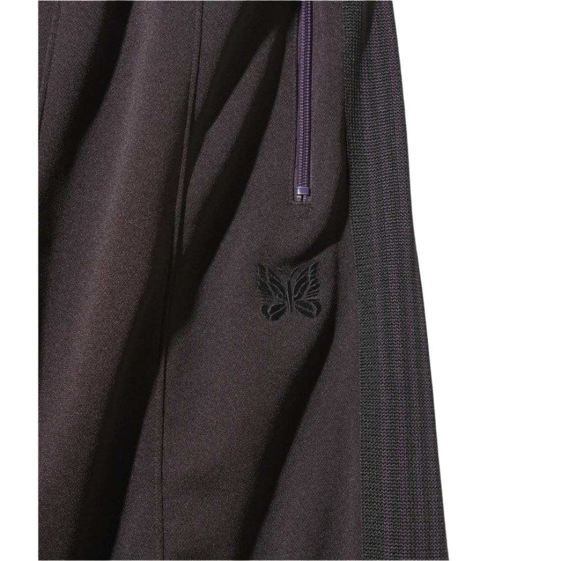 H.D.	TRACK PANTS -	POLY SMOOTH (DARK PURPLE) - 4