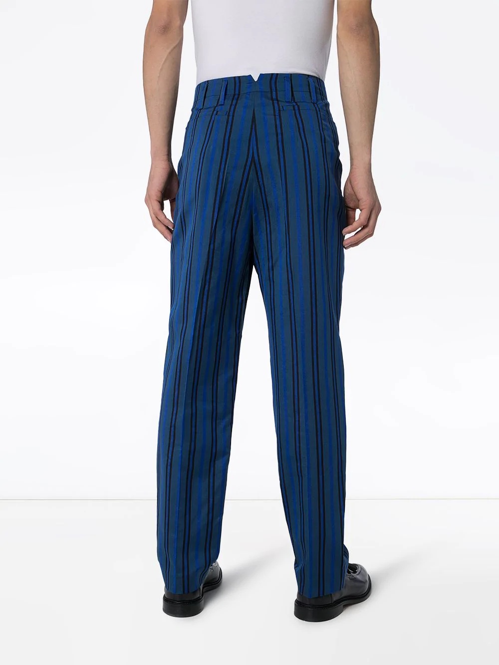 striped tailored trousers - 4